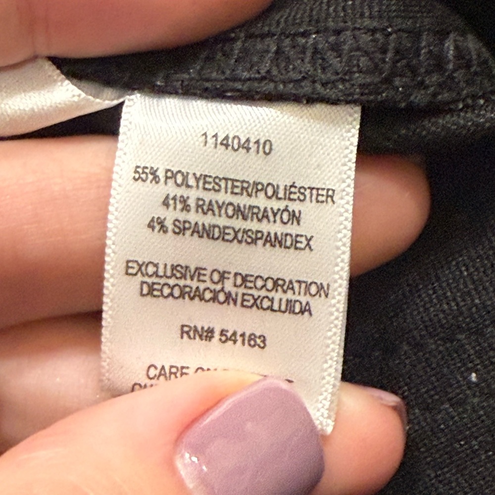Women's Black Ponte Pant - BNWT! - Picture 9 of 9